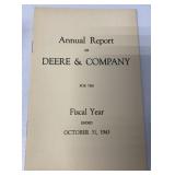 Annual Report of Deere & Company 1943