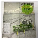 JD Side Delivery Rake w/ Floating System