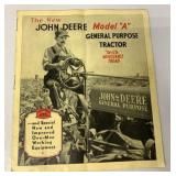 John Deere Model 'A' GP Tractor brochure