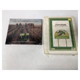 (2) John Deere Garden Stake & 2 Cylinder Book