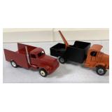 (2) 1/64 custom built trucks