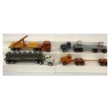 (4) 1/64 custom built tractor trailers