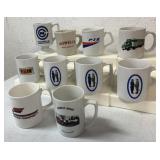 10 trucking company mugs
