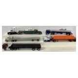 (5) 1/64 custom built tractor trailers