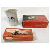 White fuel filter and parts box + Ulrich model box