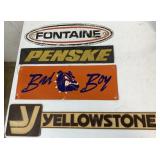 nameplates and name off of mud flap