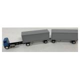 1/64 custom built long frame tandem tractor traile