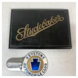 Keystone auto club topper & Studebaker radiator