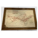 framed MFX York, PA system map