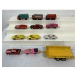 lot of Matchbox and other die cast cars + Britains