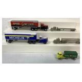 Matchbox, pewter and other tractor trailers