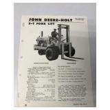 John Deere-Holt 3-T Fork Lift Brochure