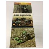 3 John Deere Brochures-7000/Tractors/Cutters