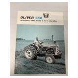 Oliver 550 Tractor Brochure
