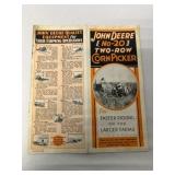 John Deere No-20 Two Row Corn Picker Brochure