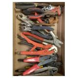wire strippers, pliers, wrenches, vise grips, etc.