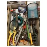 scissors, mirrors, clamp pencil holder, etc.