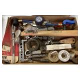 cylinder hone, hammer, exhaust pipe cutters, etc.
