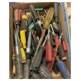 lot of mostly screwdrivers, nut drivers and bits