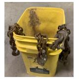 bucket of chains