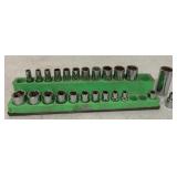 Mac Shallow & Deep Drive 1/4" metric socket set