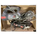 Rotozip and angle grinder
