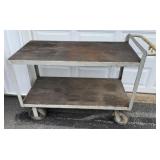 Steel Cart on Rubber Wheels