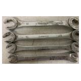 Four Mac metric Flare Nut Wrenches