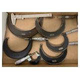 Starrett and other brand micrometers