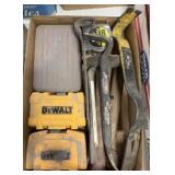 drill bits, driver set, pry bars, etc.