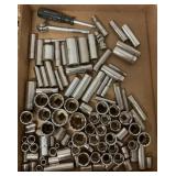 Craftsman metric & SAE sockets, Blue Hawk 1/4"