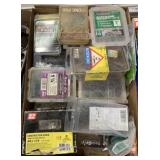 box lot of hardware