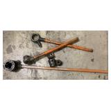 Rigid and Toledo pipe threading tools