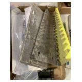 wrench holders, John Deere license plate & pens