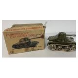 Gama key wound tank & empty Japan Tank box