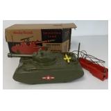 Andy Gard battery op RC Shooting Tank w/box
