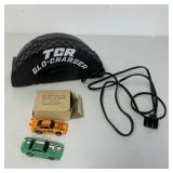 TCR lited Glo Porsche + BMW slot cars w/TCR