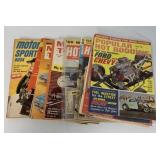 10+ mostly car magazines from 1950s-70s