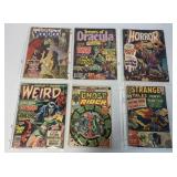 6 assorted comic books