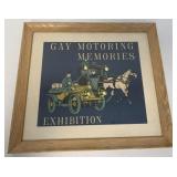 Gay Motoring Memories Exhibtion framed print