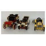 3 Franklin Mint car models