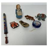 ramp walkers, clickers, yo-yo, whistle, etc.