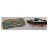 Japanese battery op Motor Boat in box