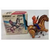 Daiya wind-up Cowboy on Horse with box