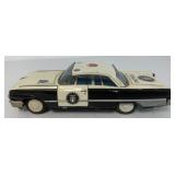 Japanese tin friction Police Patrol car