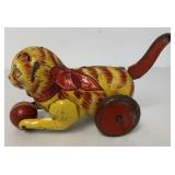 Marx wind-up cat w/ball