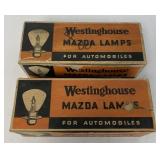 2 Westinghouse Mazda Lamps boxes