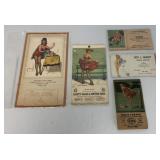 pinup blotters, calendar, notepad, etc.