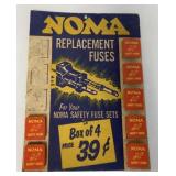 Noma Safety fuses on display card