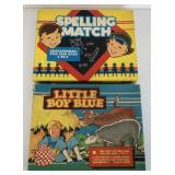 Little Boy Blue &  Spelling Match games in boxes
